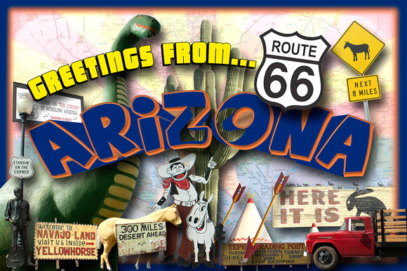 Greetings from Arizona Route 66 - #401